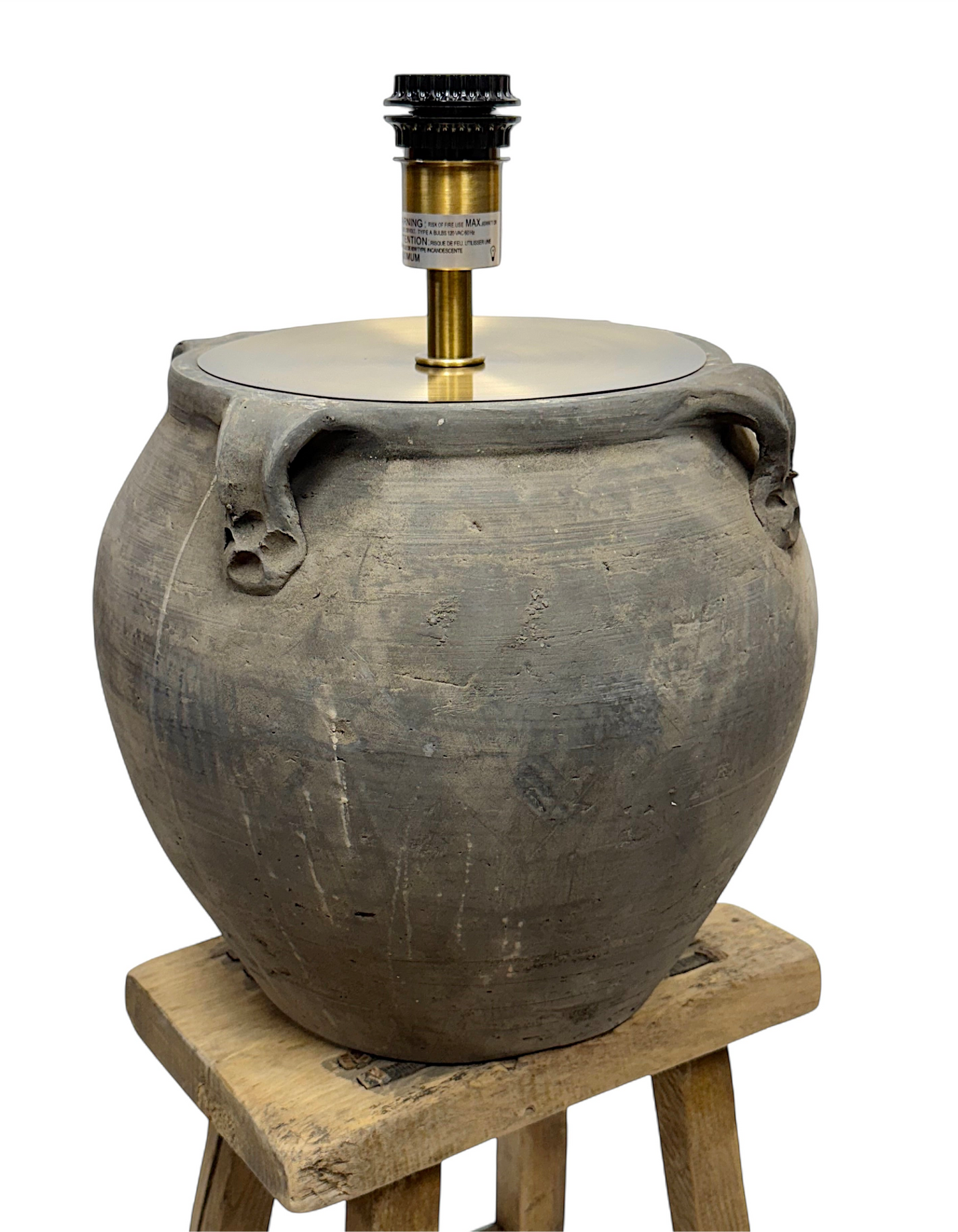 Chinese Water Pot Lamp with handles