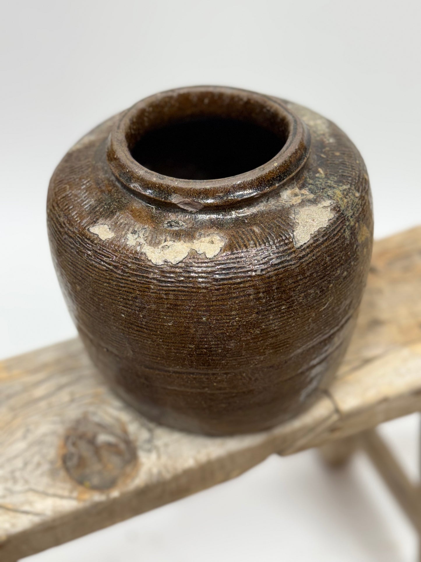 Vintage Chinese Bean Pot