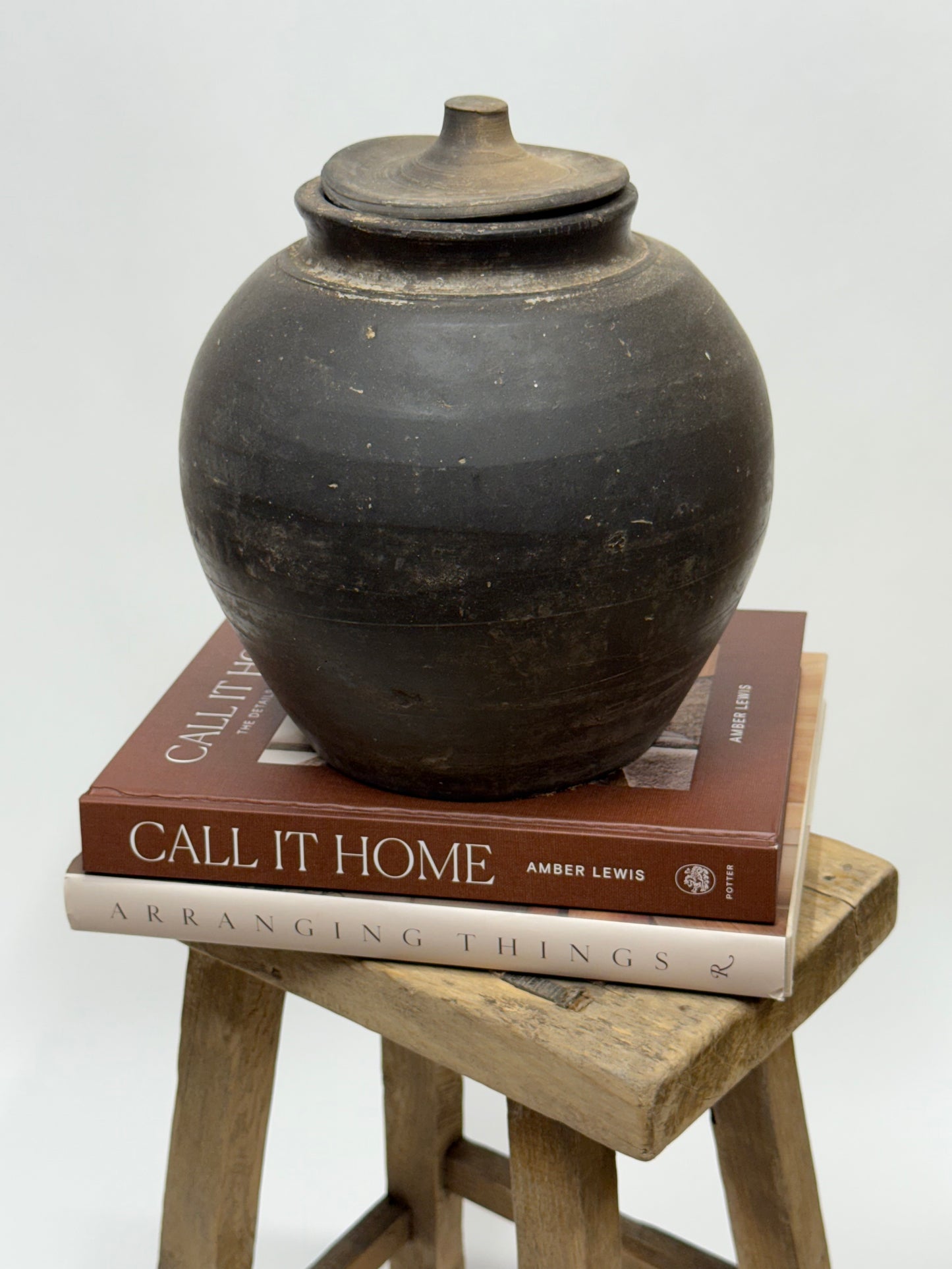 Vintage Chinese Lidded Vase