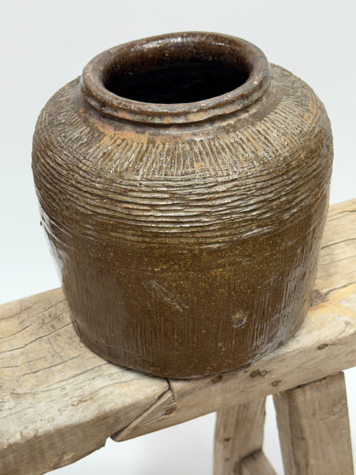 Vintage Chinese Bean Pot