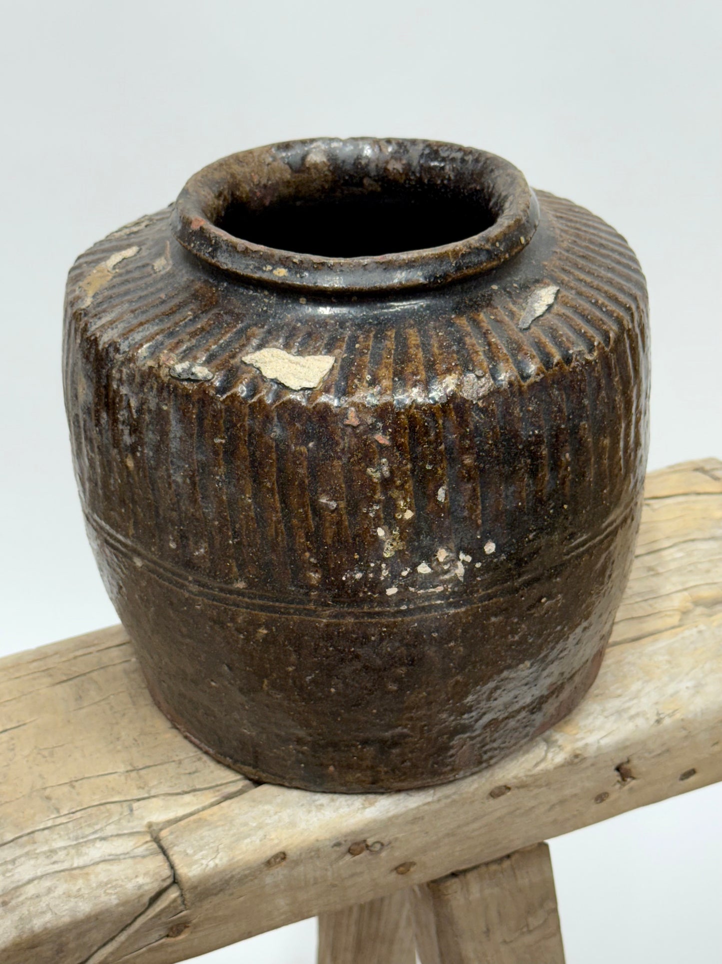 Vintage Chinese Bean Pot