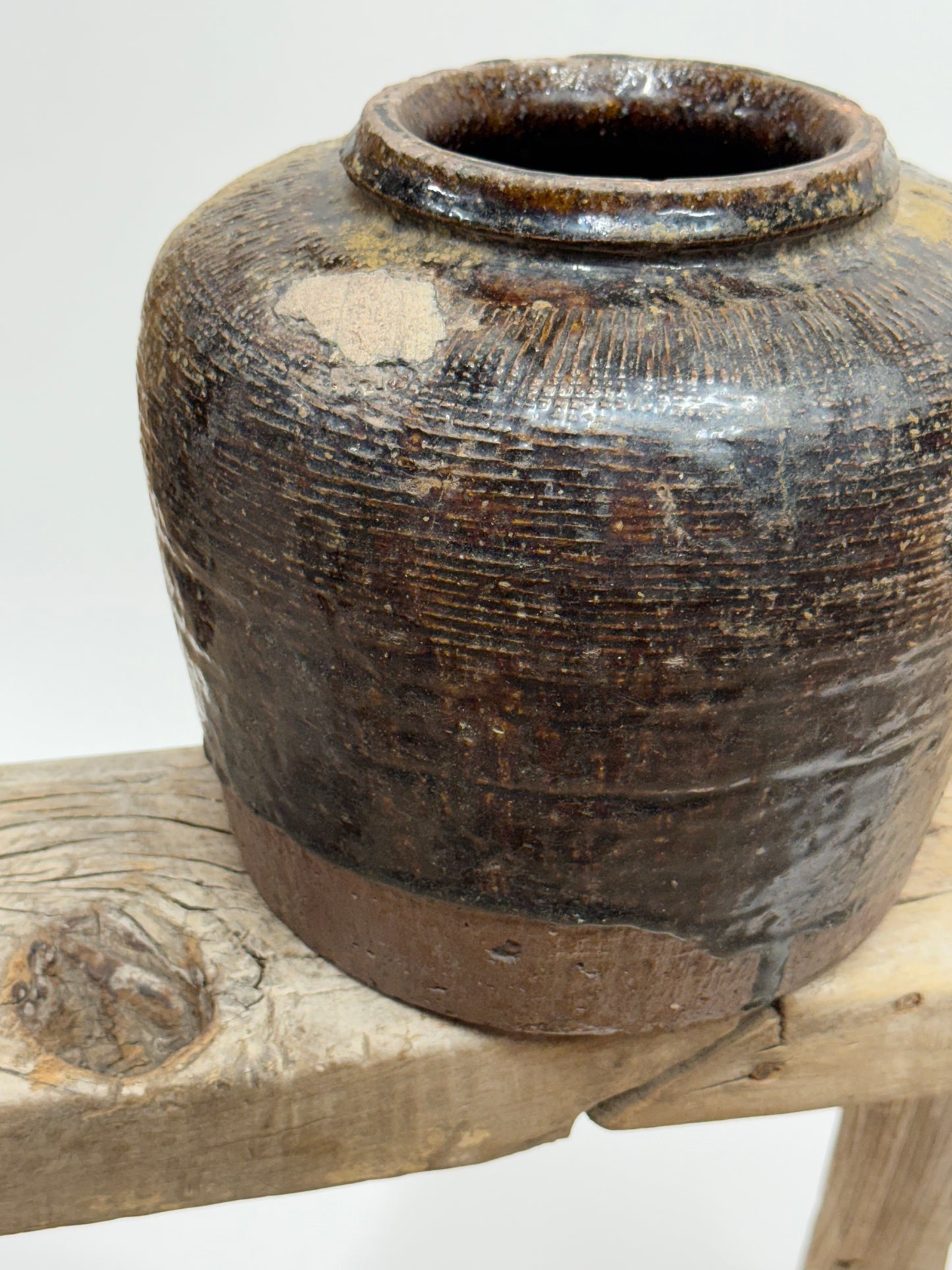 Vintage Chinese Bean Pot