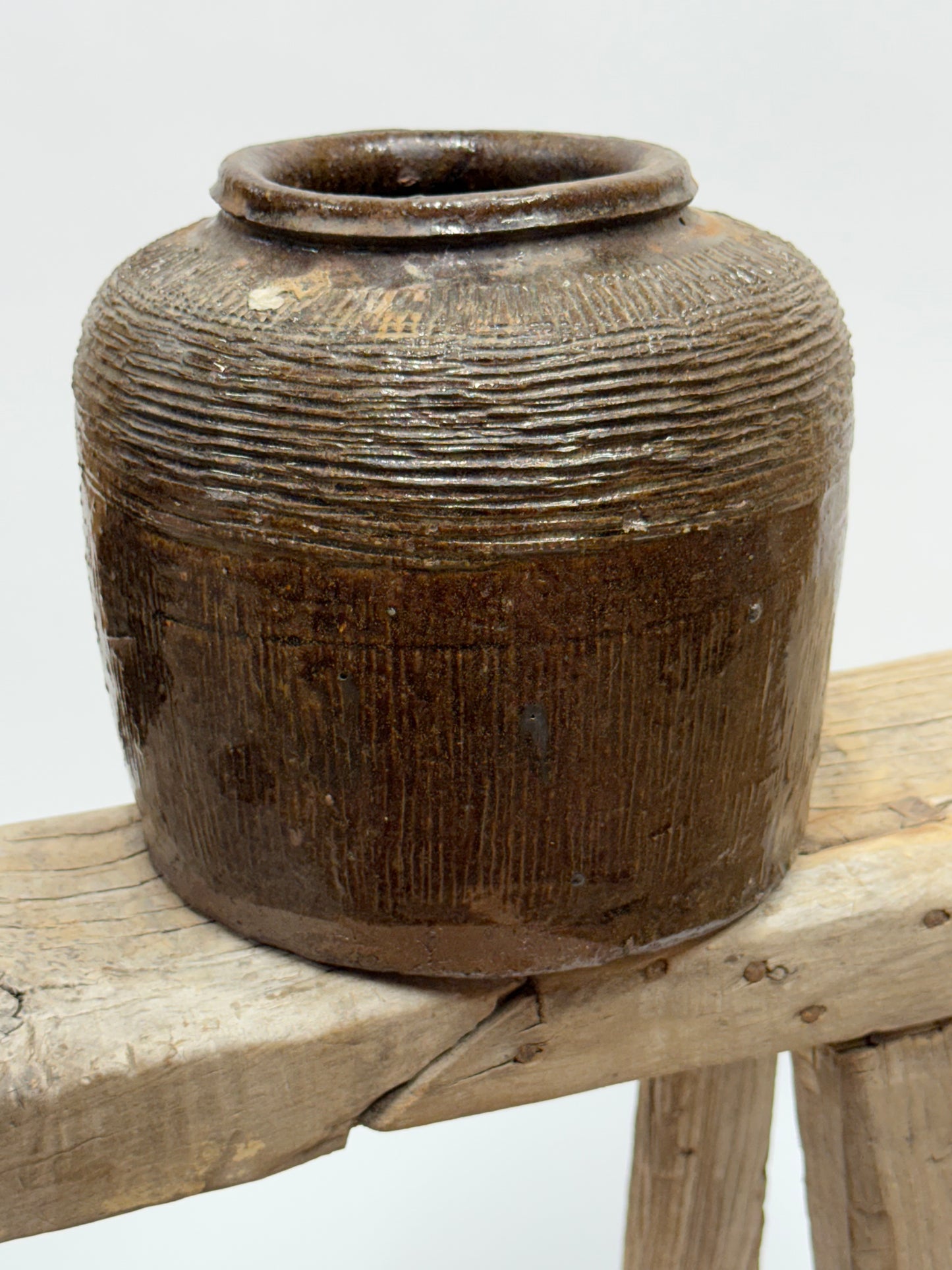 Vintage Chinese Bean Pot