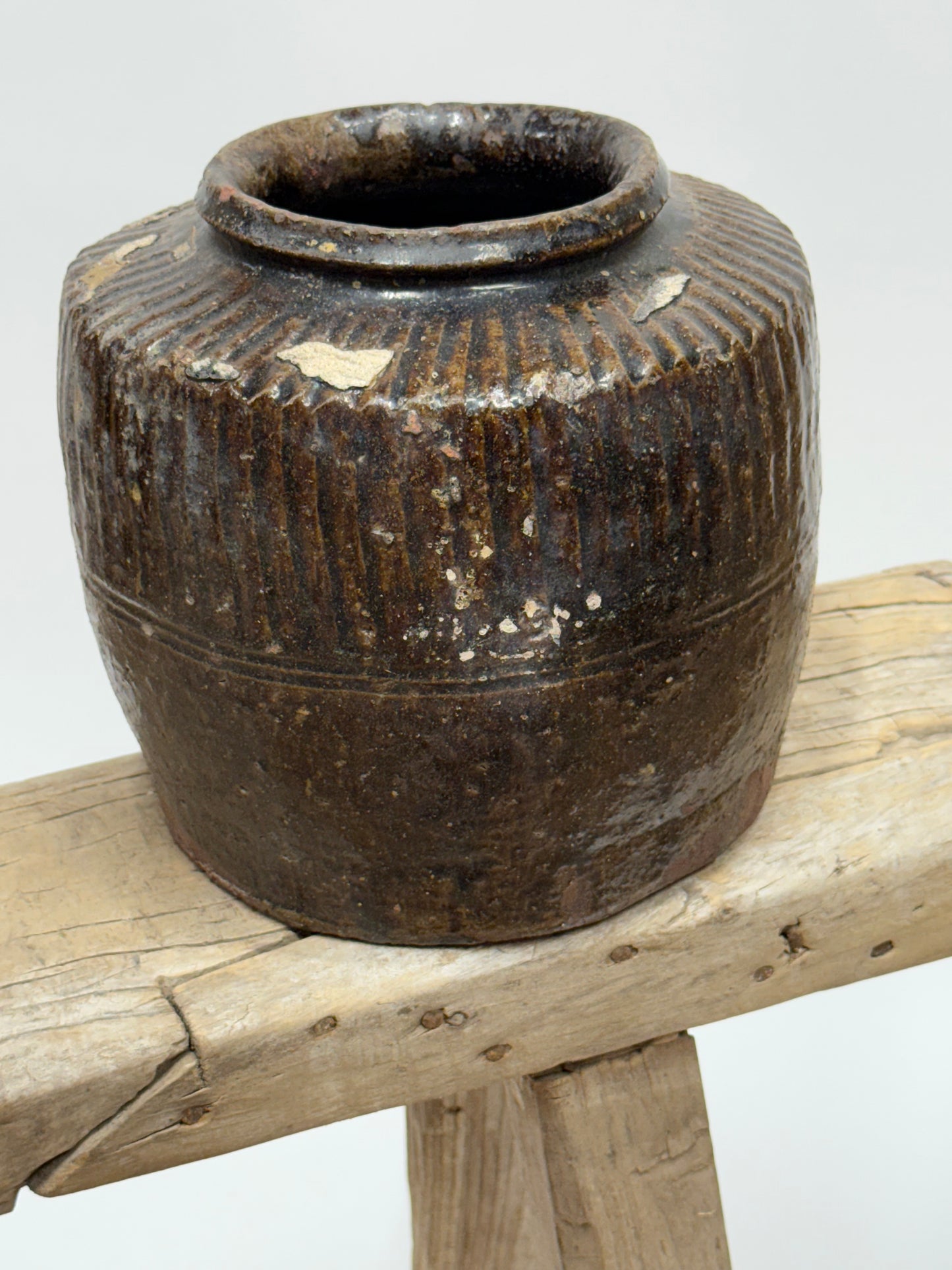 Vintage Chinese Bean Pot