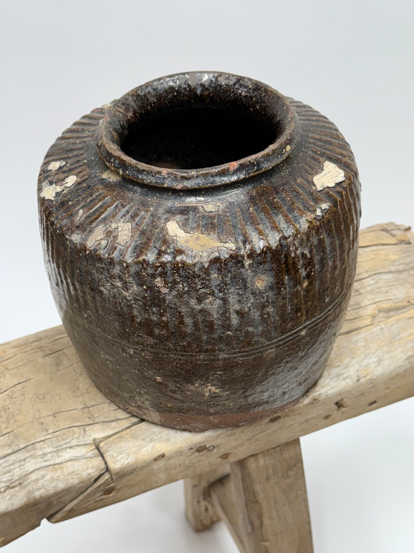 Vintage Chinese Bean Pot