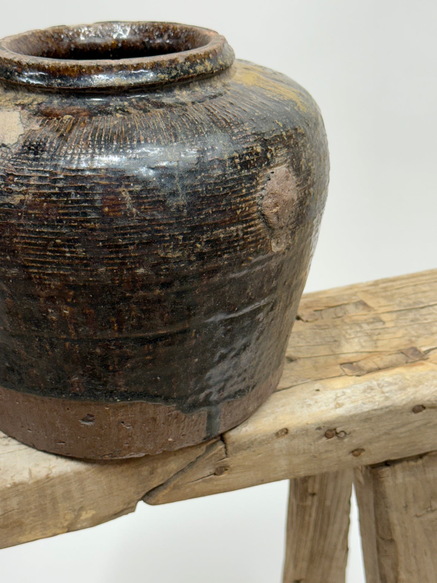 Vintage Chinese Bean Pot