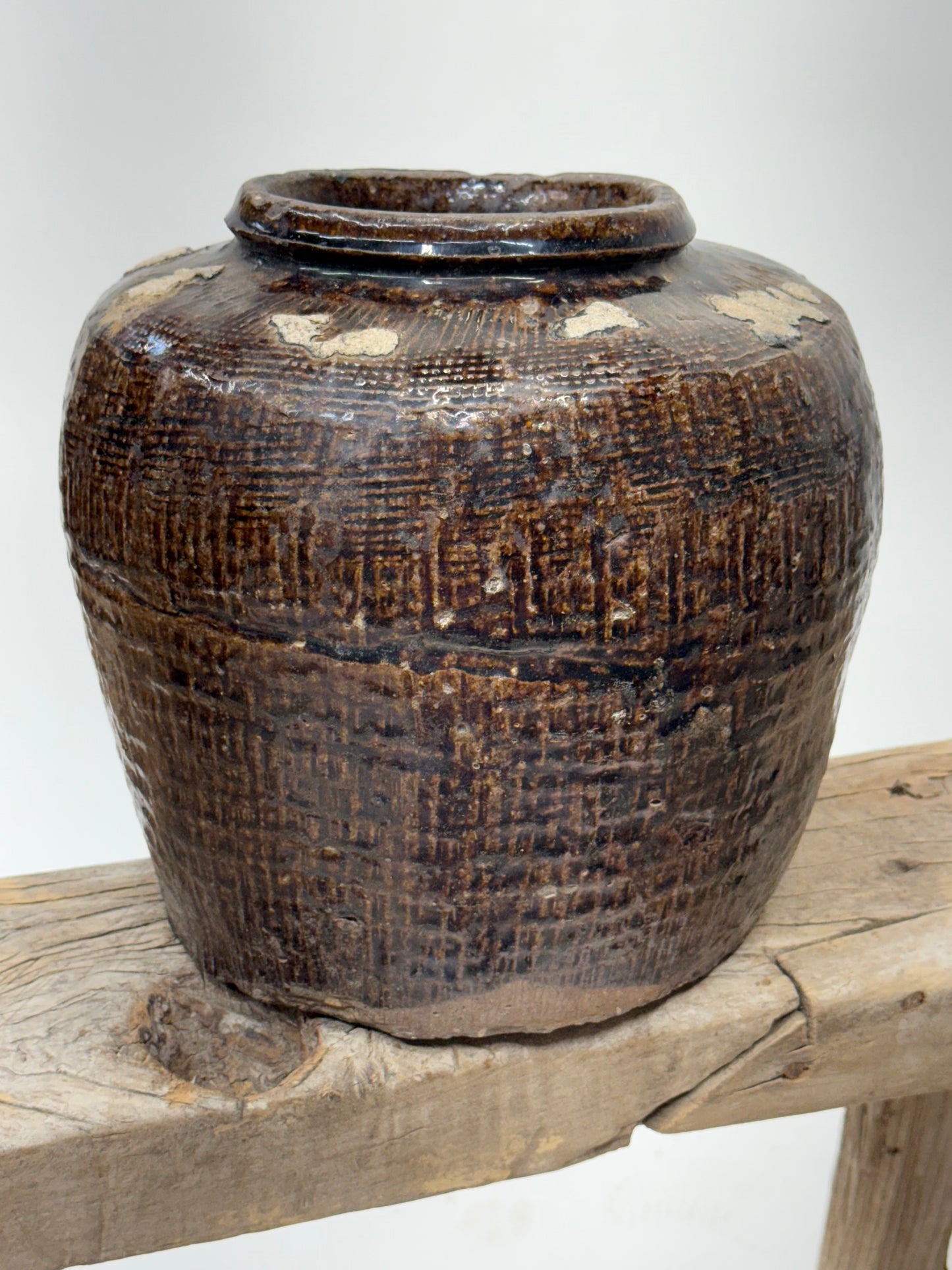 Vintage Chinese Bean Pot