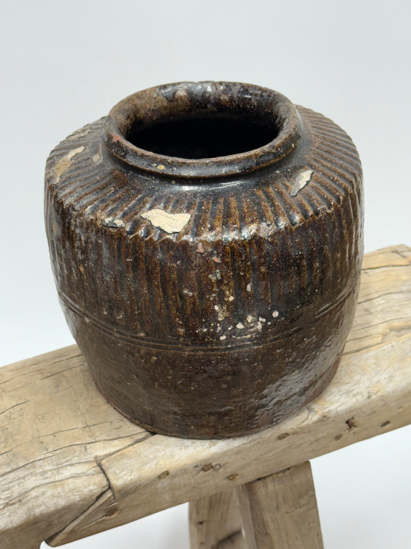 Vintage Chinese Bean Pot