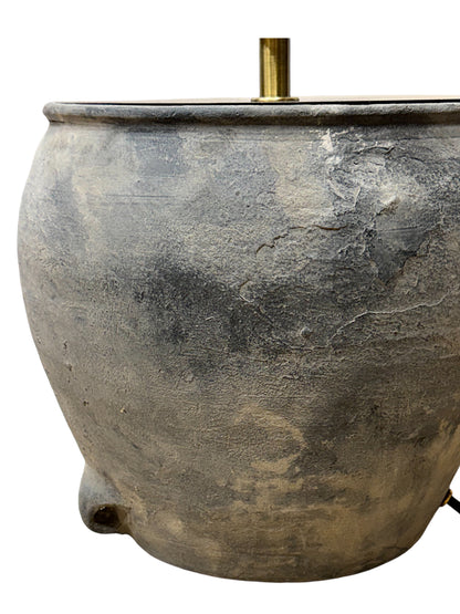Rustic Pot Lamp