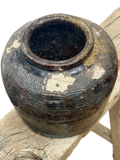 Vintage Chinese Bean Pot