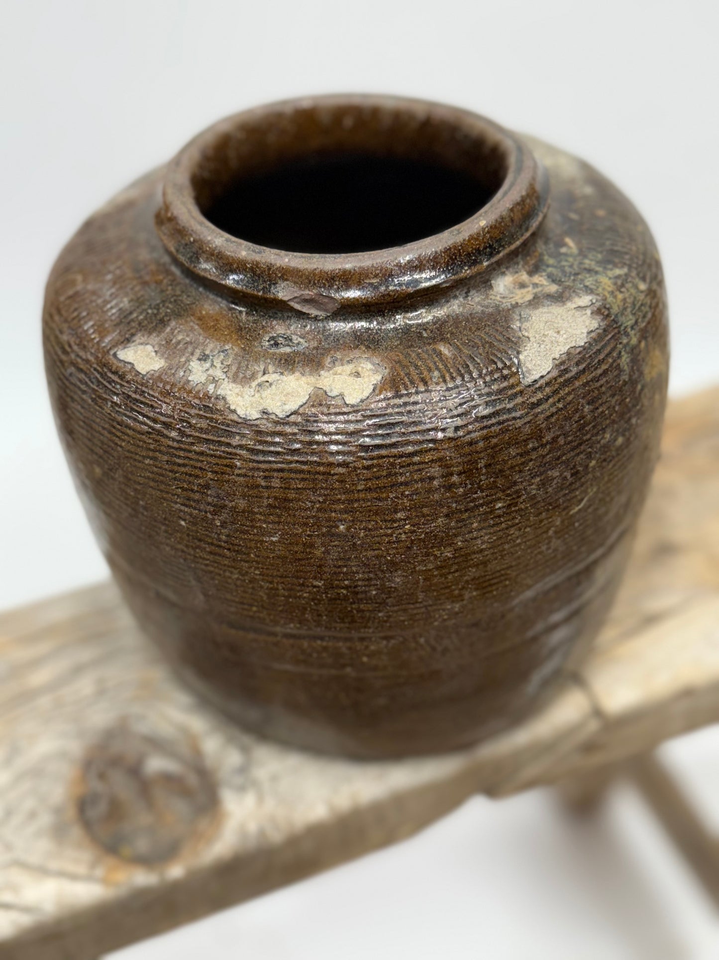 Vintage Chinese Bean Pot