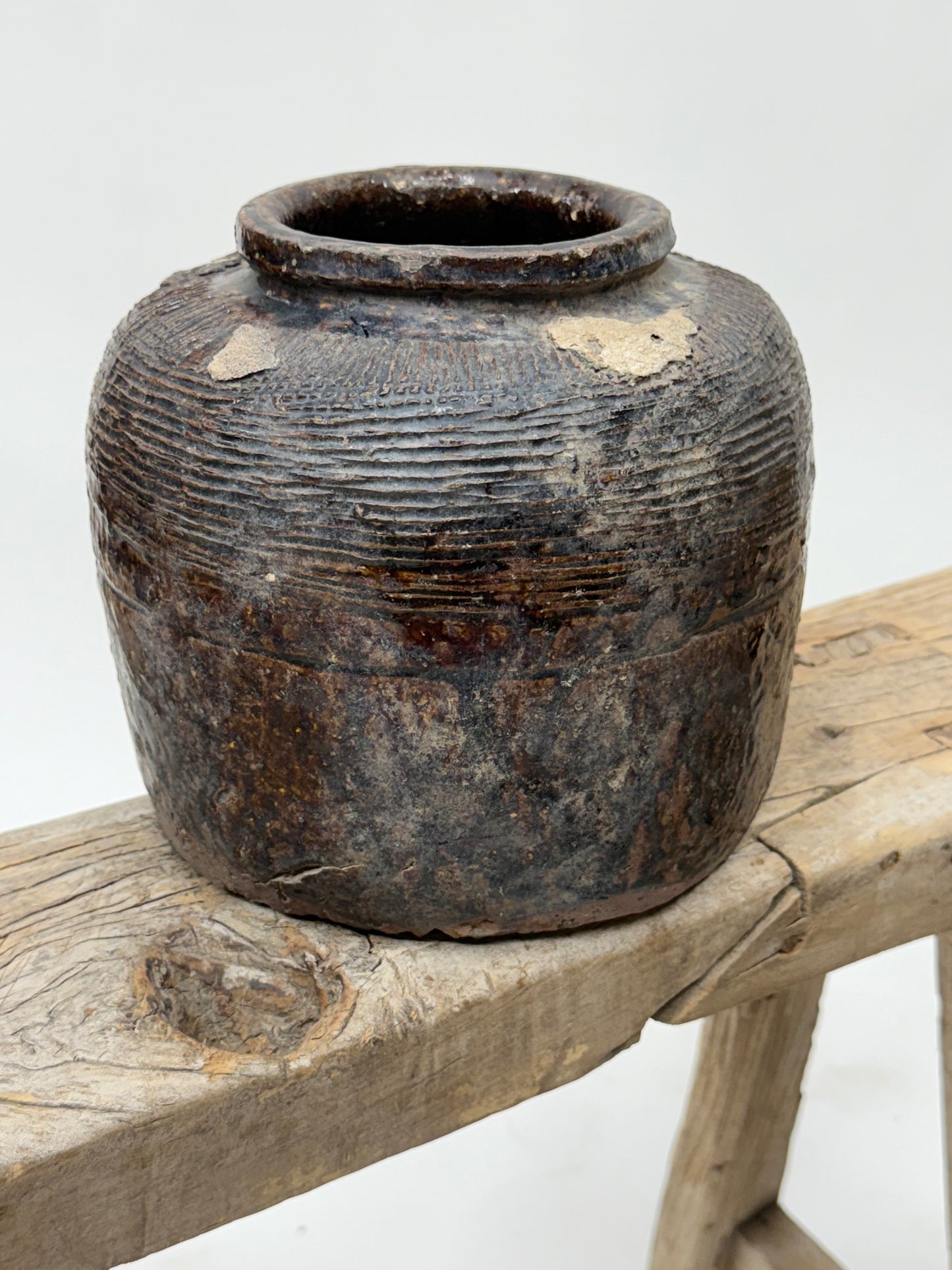 Vintage Chinese Bean Pot