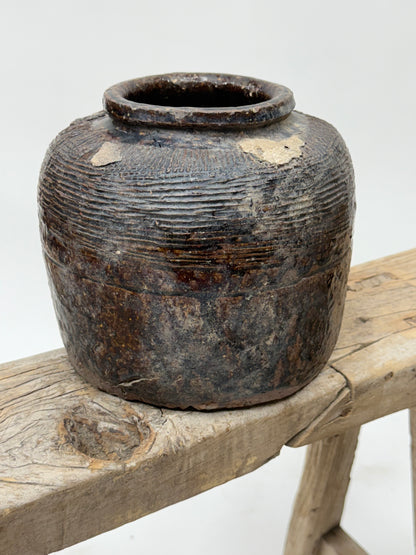 Vintage Chinese Bean Pot