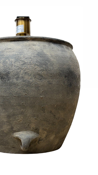 Rustic Pot Lamp