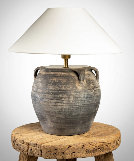 Chinese Water Pot Lamp with handles