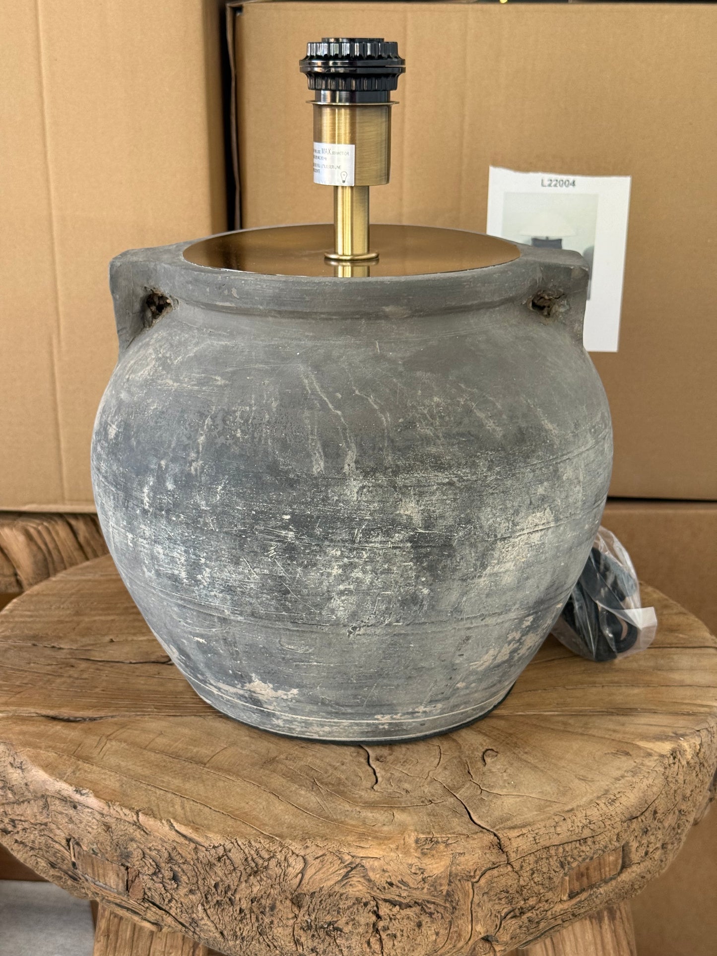 Chinese Pot Lamp with handles
