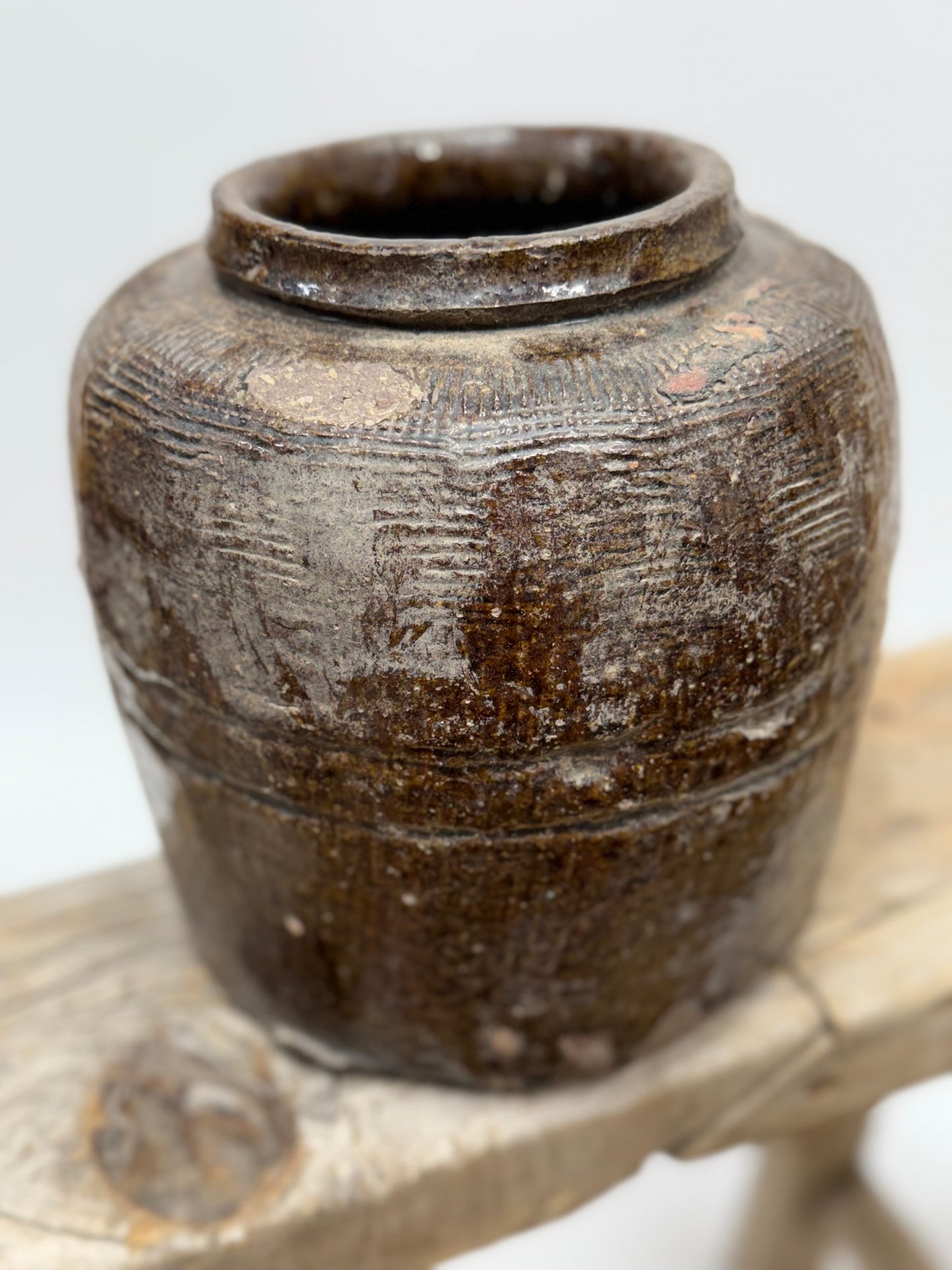 Vintage Chinese Bean Pot