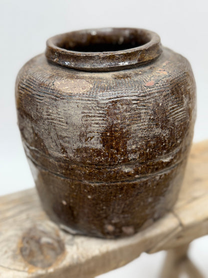 Vintage Chinese Bean Pot