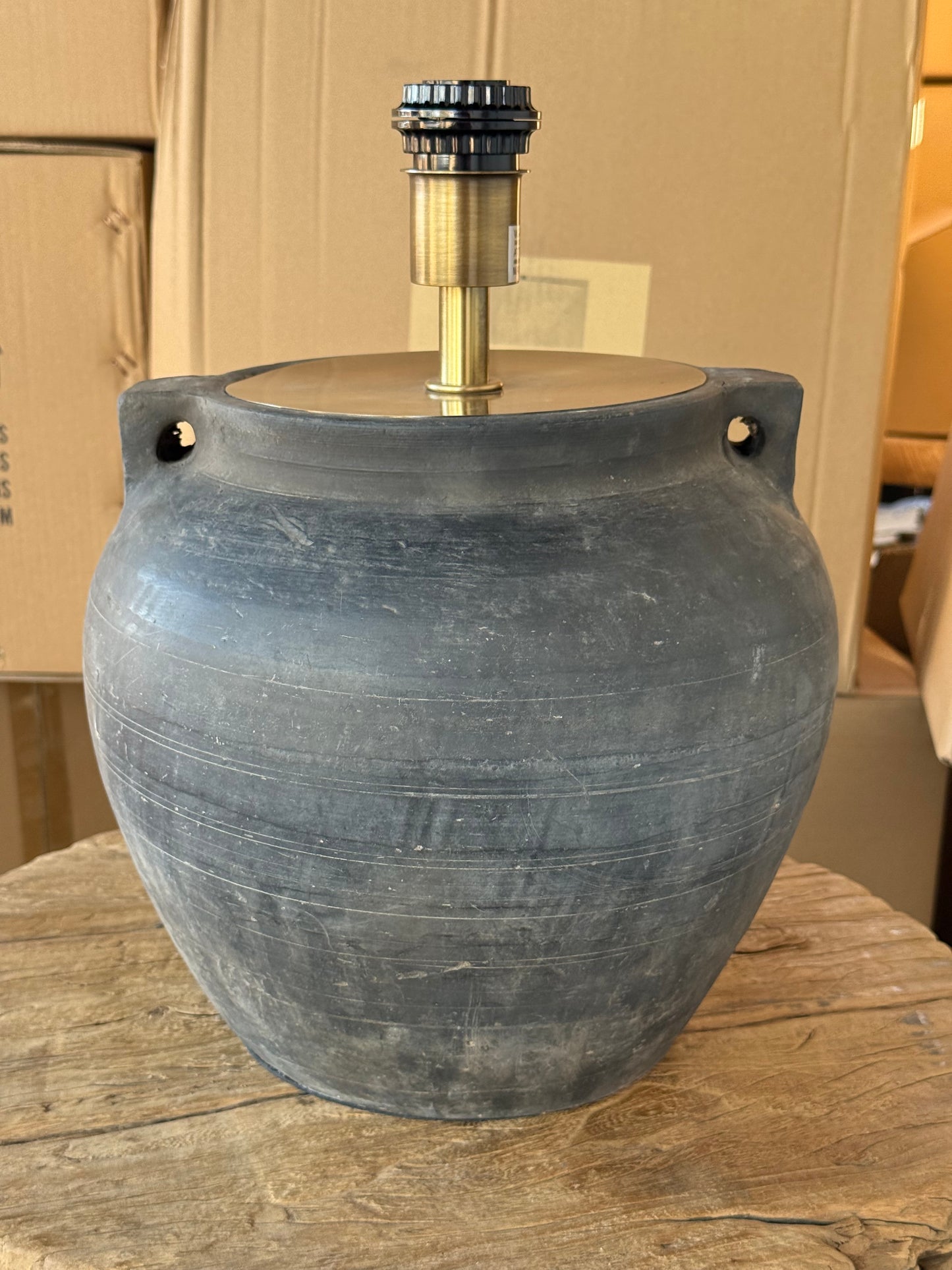 Chinese Pot Lamp with handles
