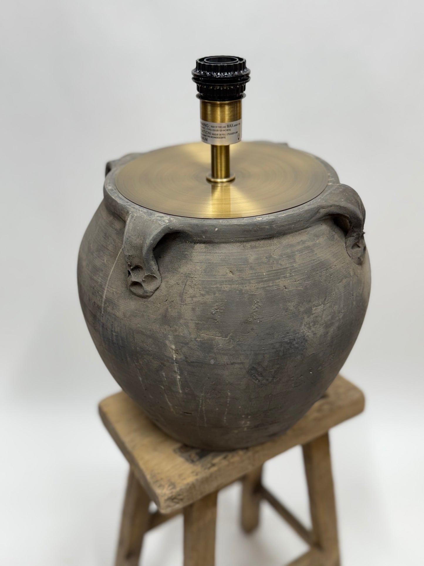 Chinese Water Pot Lamp with handles