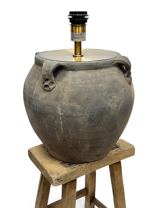 Chinese Water Pot Lamp with handles
