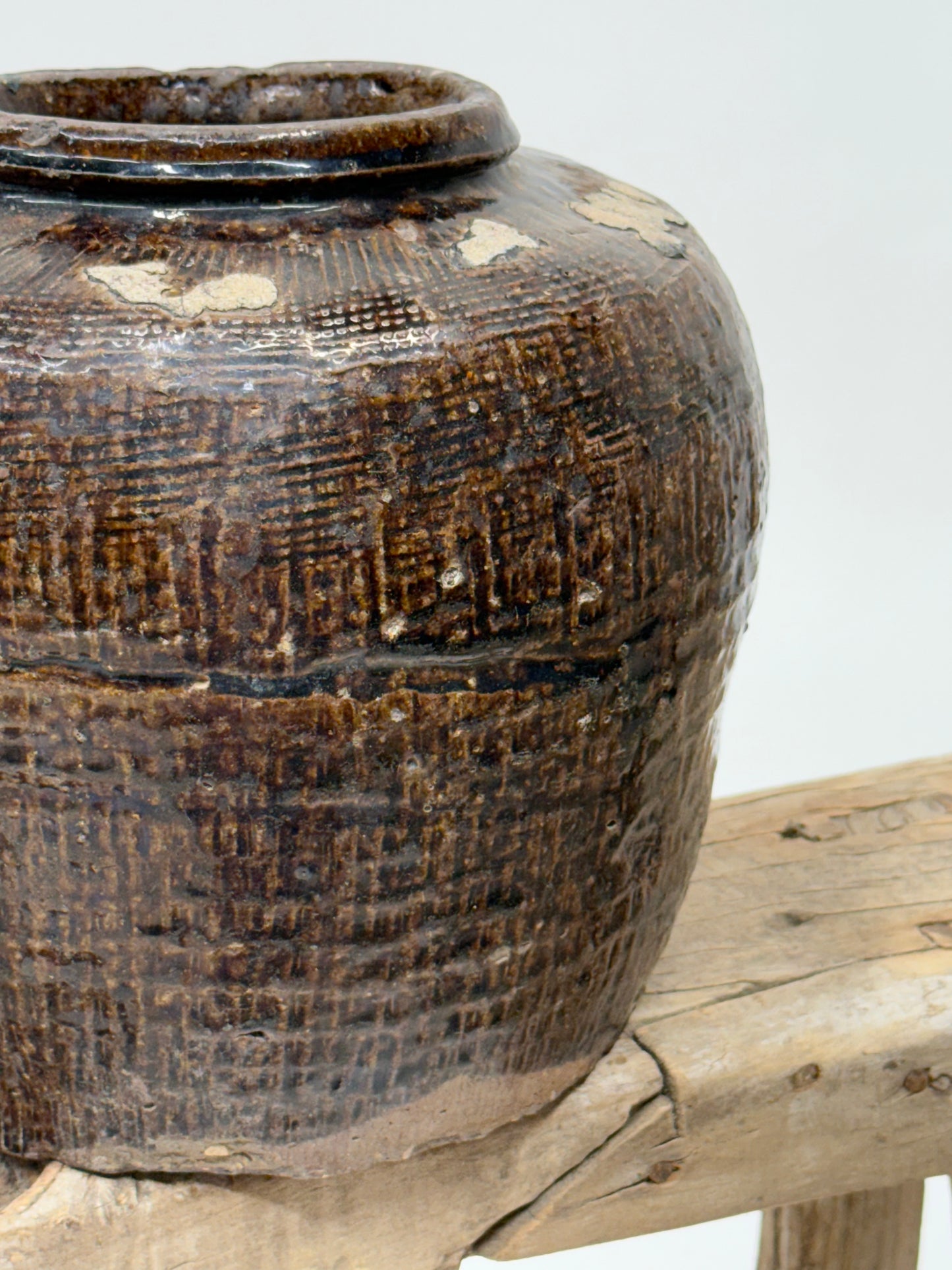 Vintage Chinese Bean Pot