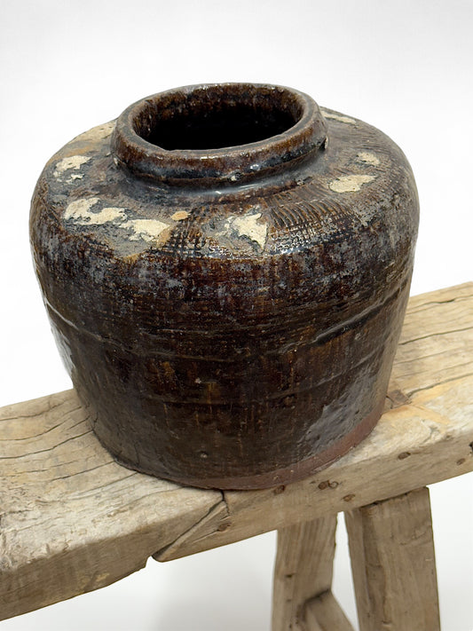 Vintage Chinese Bean Pot