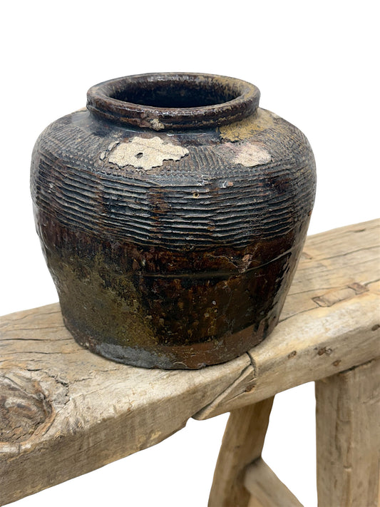 Vintage Chinese Bean Pot