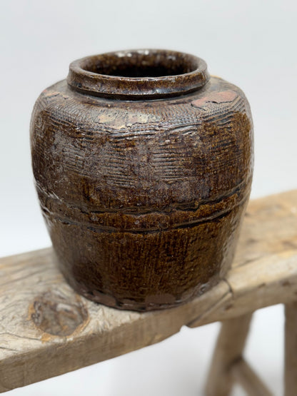 Vintage Chinese Bean Pot