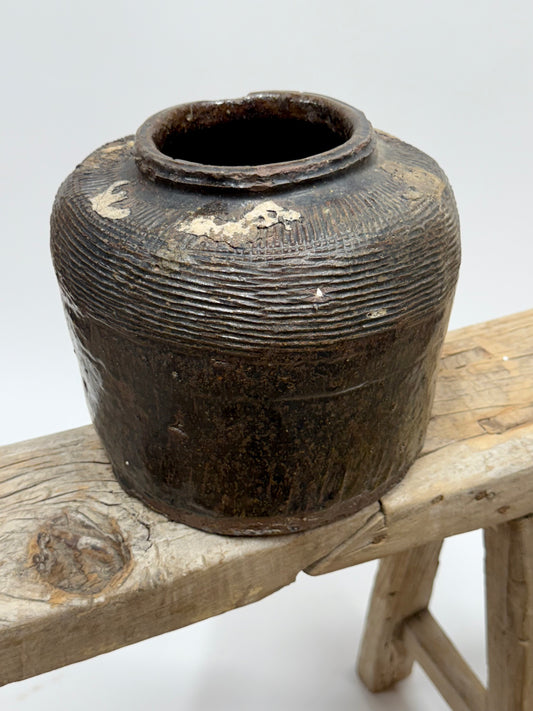 Vintage Chinese Bean Pot