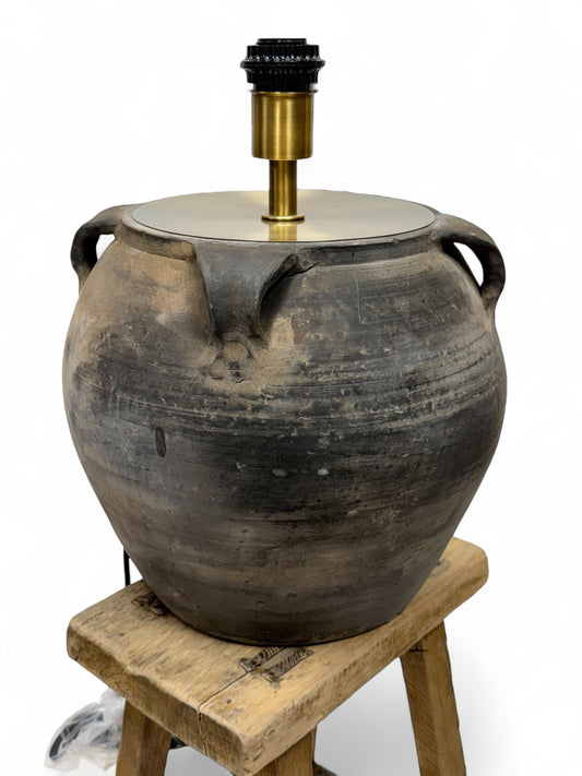 Chinese Water Pot Lamp with handles