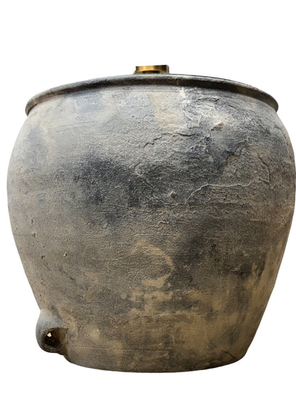Rustic Pot Lamp