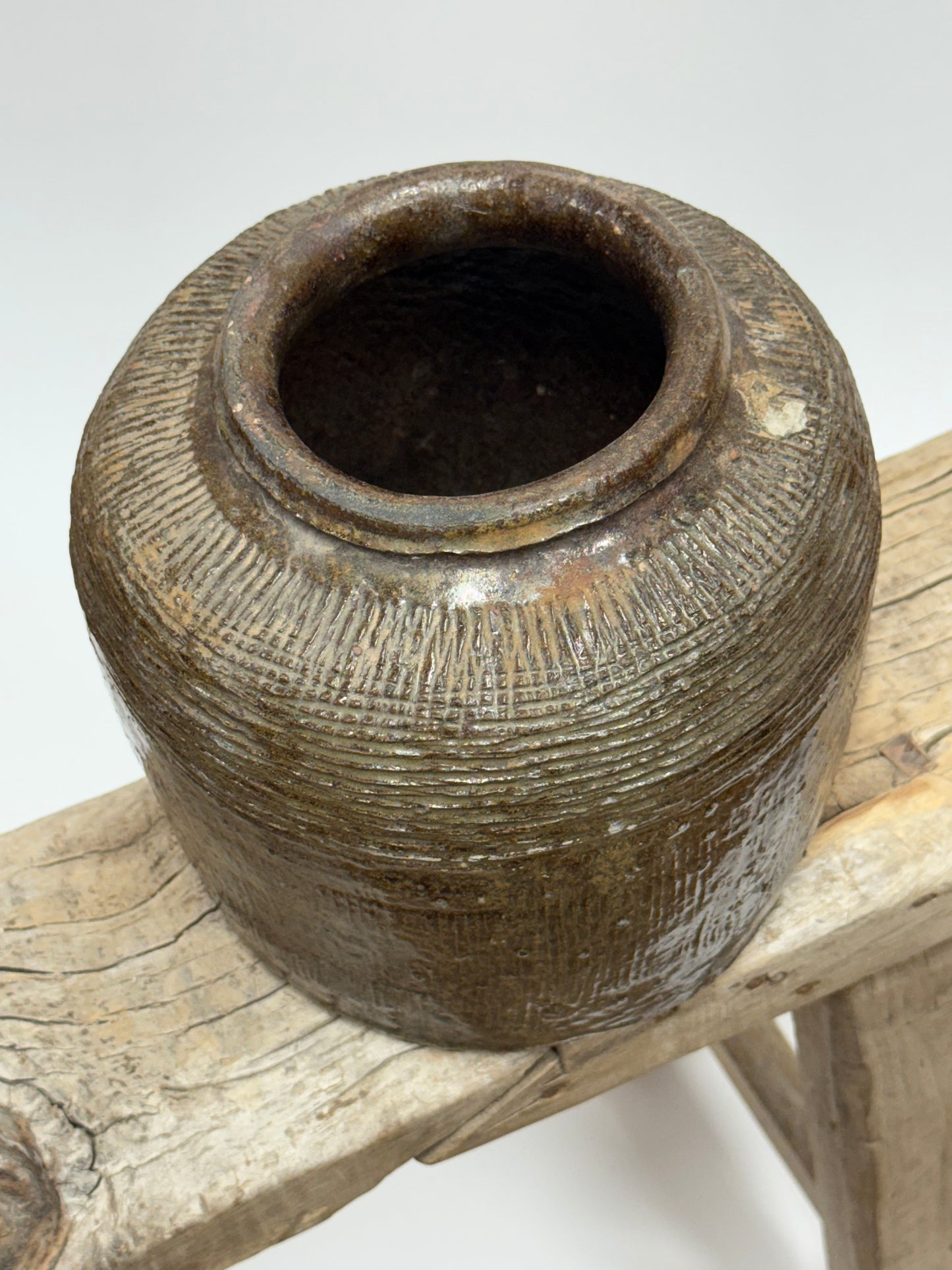 Vintage Chinese Bean Pot