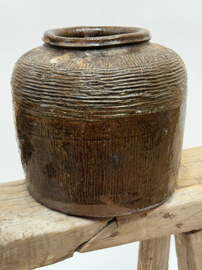 Vintage Chinese Bean Pot