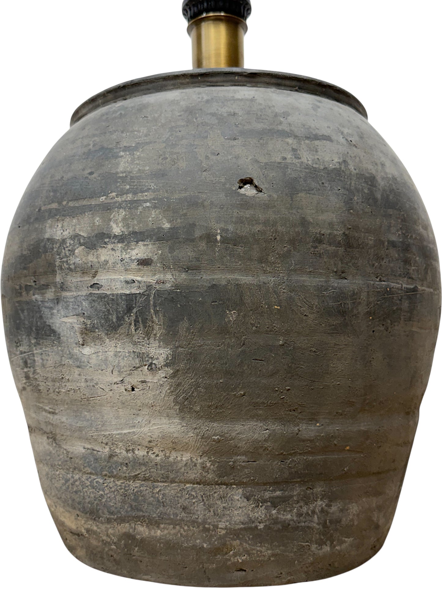 Rustic Pot Lamp