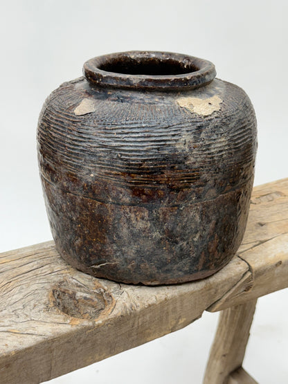 Vintage Chinese Bean Pot