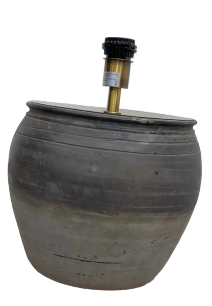 Rustic Pot Lamp