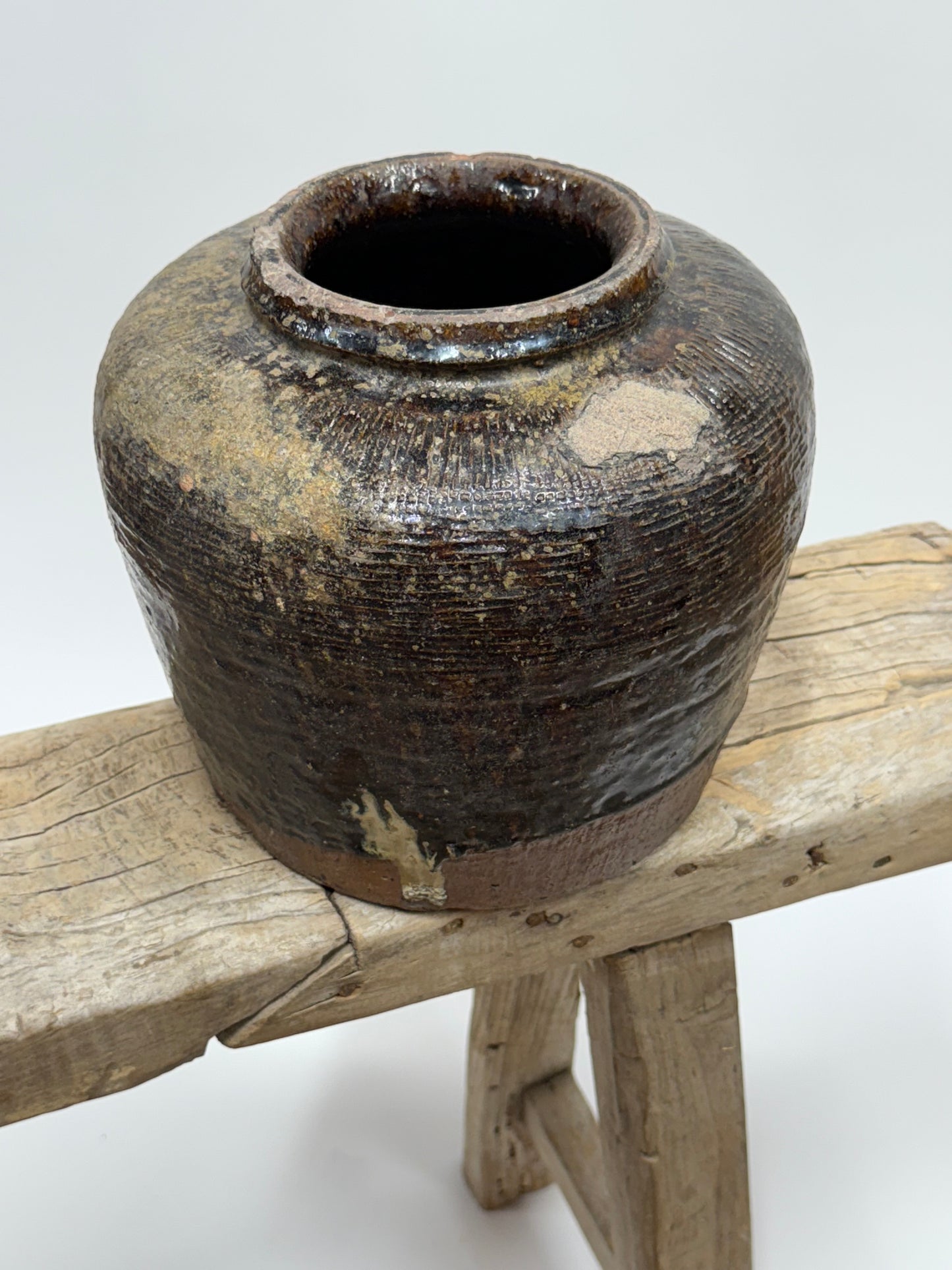 Vintage Chinese Bean Pot