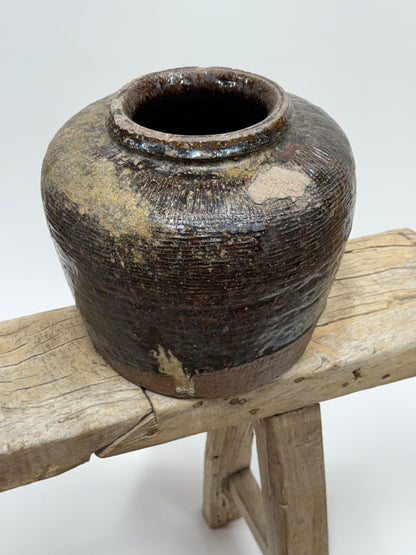 Vintage Chinese Bean Pot