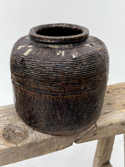 Vintage Chinese Bean Pot