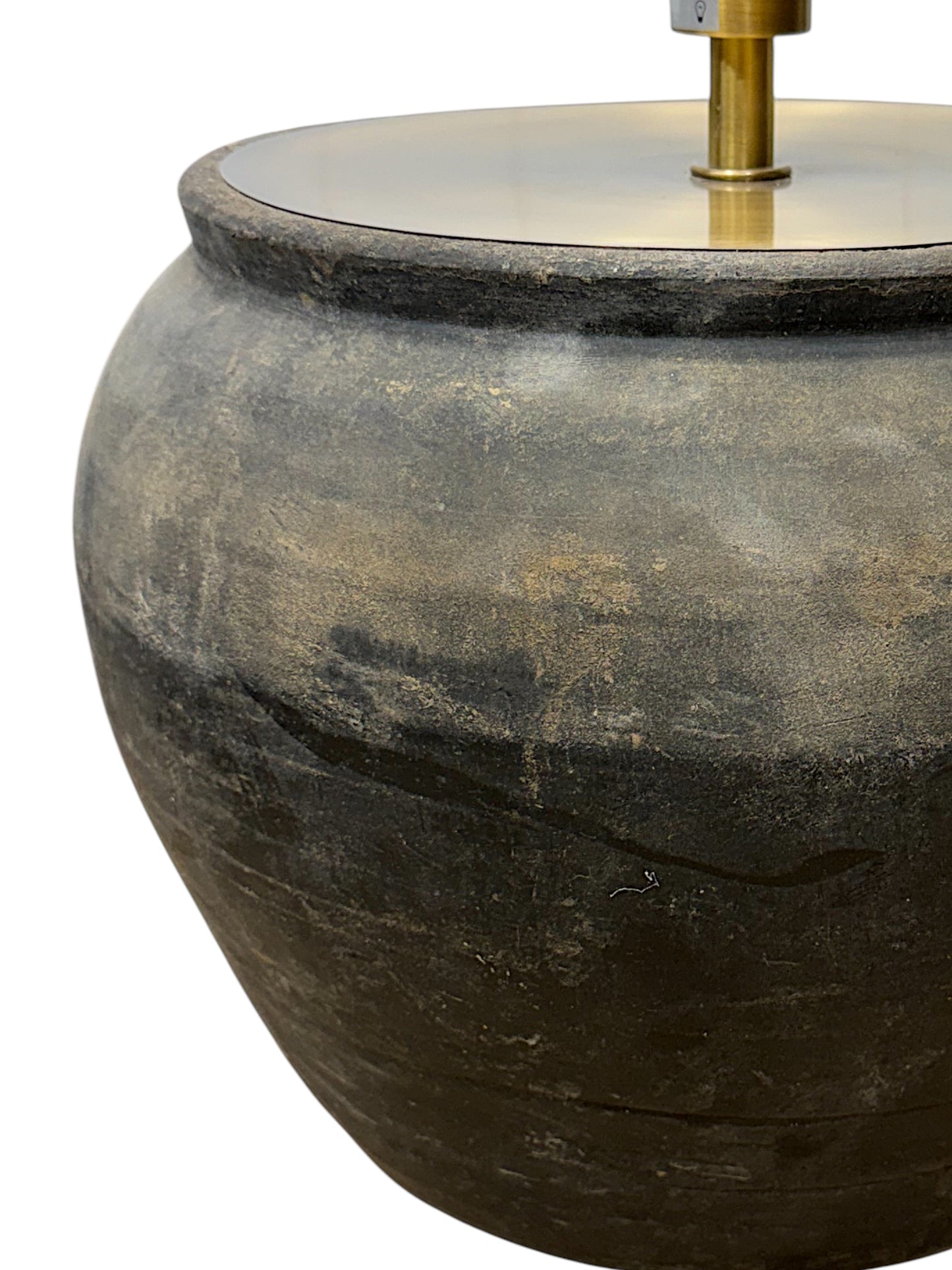Rustic Pot Lamp