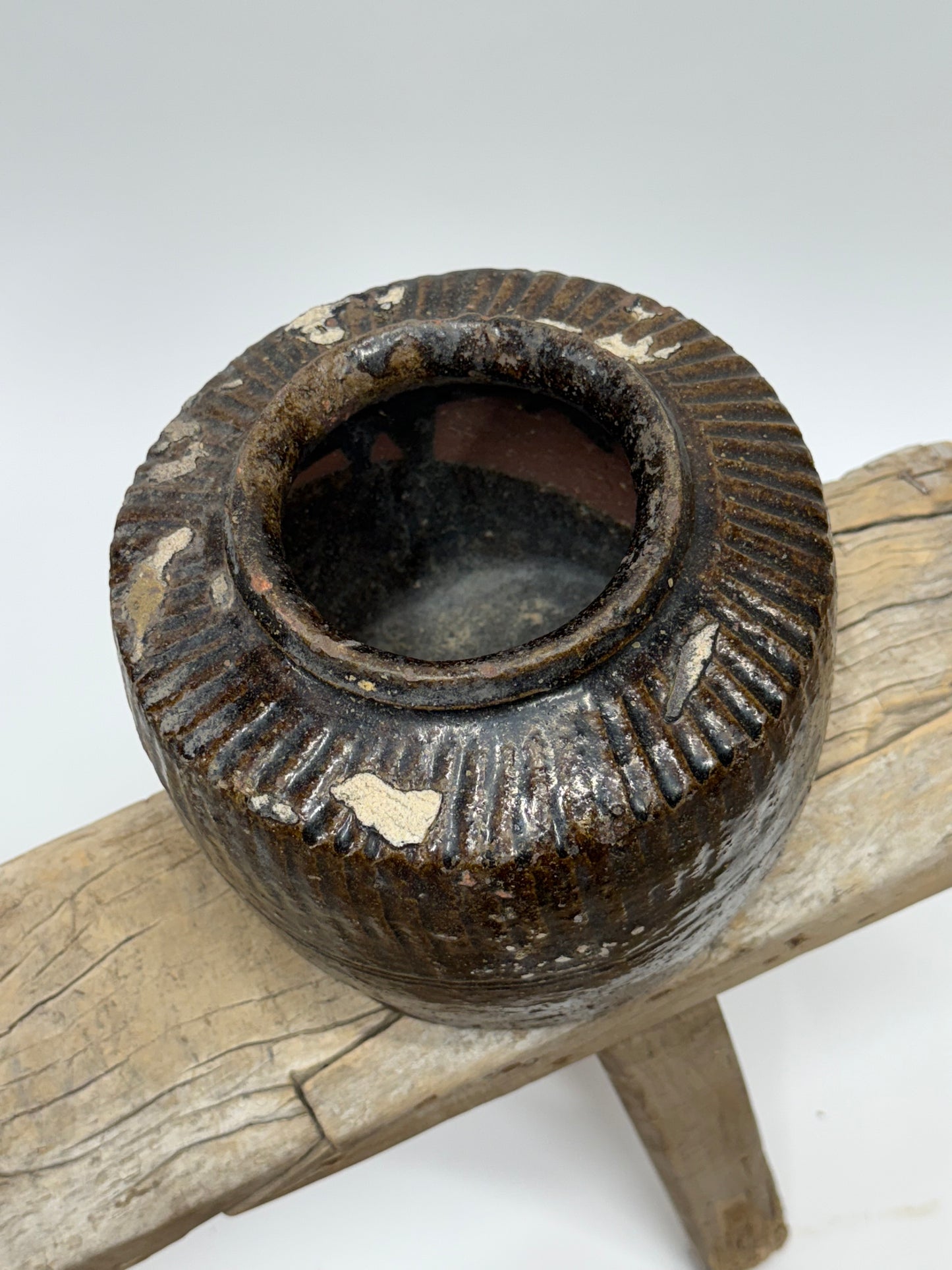 Vintage Chinese Bean Pot
