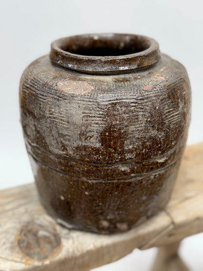 Vintage Chinese Bean Pot