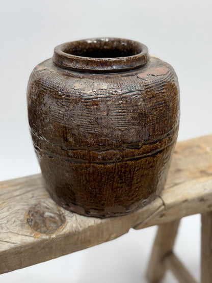 Vintage Chinese Bean Pot
