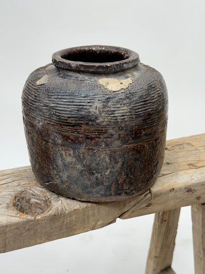 Vintage Chinese Bean Pot