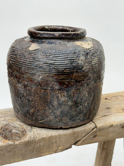 Vintage Chinese Bean Pot