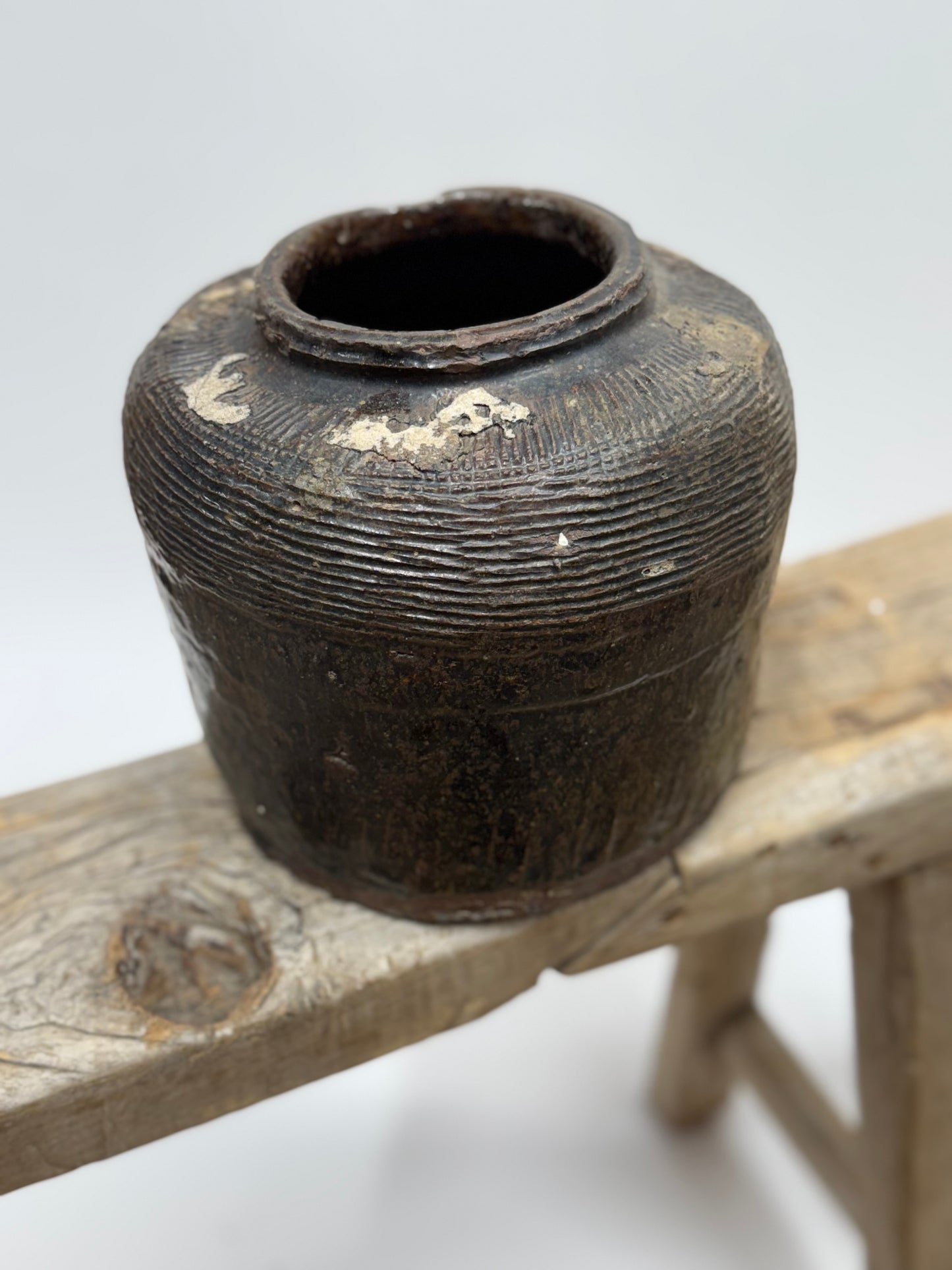 Vintage Chinese Bean Pot