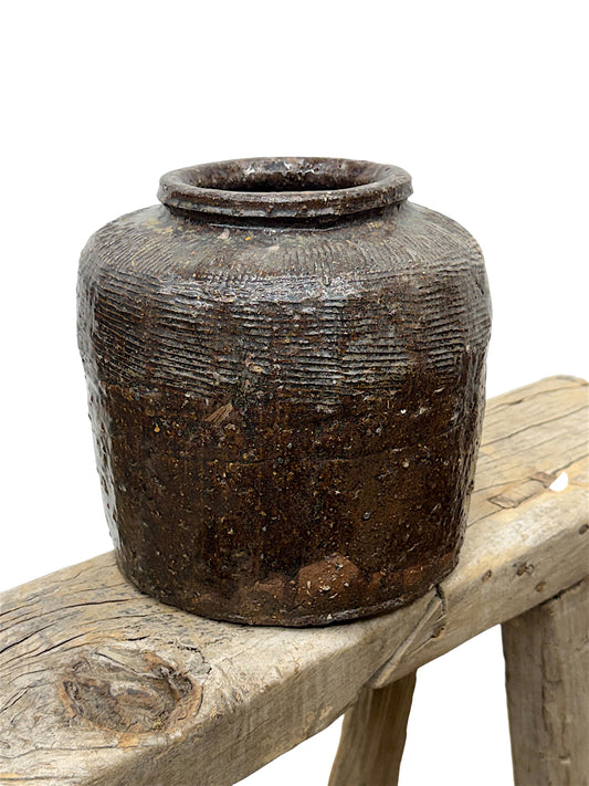 Vintage Chinese Bean Pot