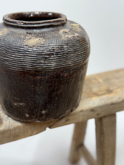 Vintage Chinese Bean Pot