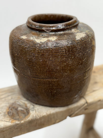 Vintage Chinese Bean Pot